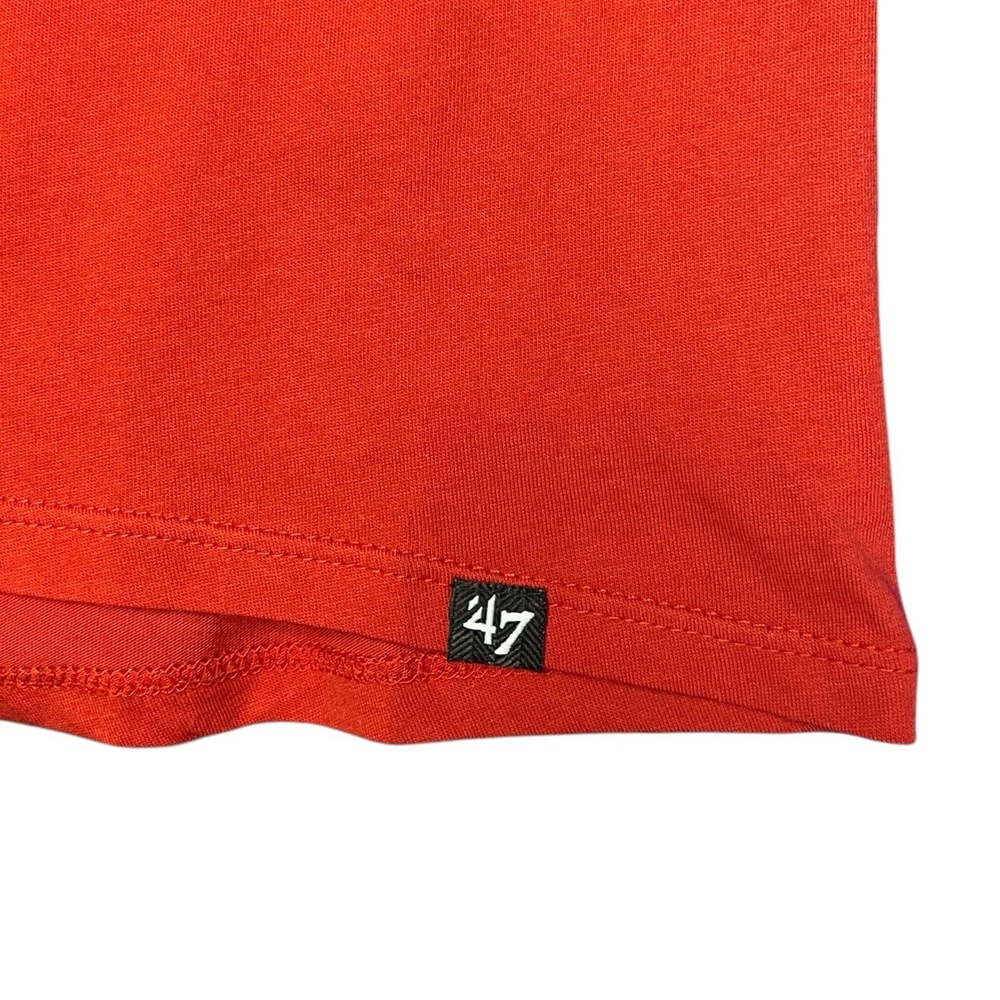 47' Tampa Bay Buccaneers Tee Small Red Roundoff‎ Scoop Neck T-Shirt NFL Fan NEW - Picture 10 of 11